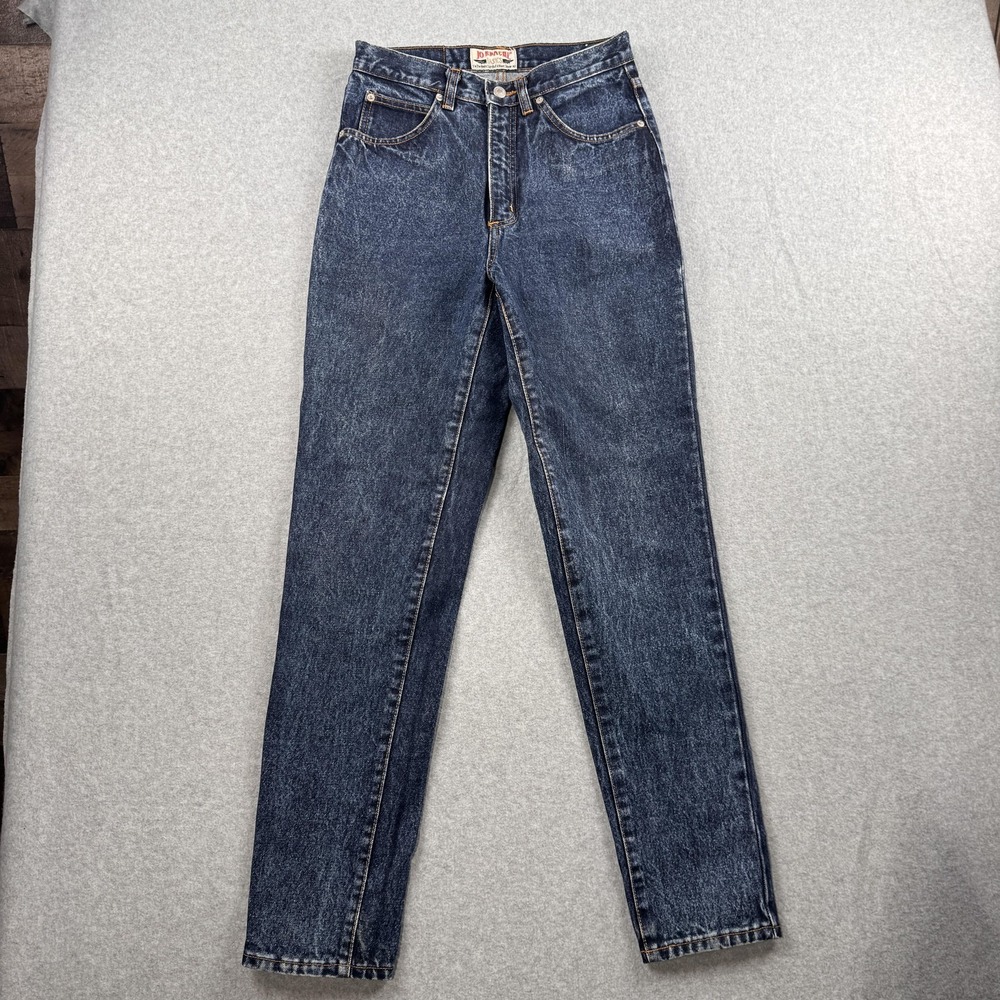 Jordache Basics Jeans Womens Size 10 Dark Wash High Waisted Straight Leg Vintage